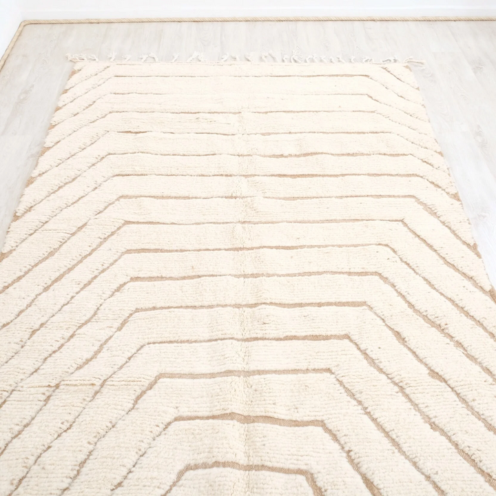 Custom Beni Ourain Rug | Cream &amp; Natural Beige