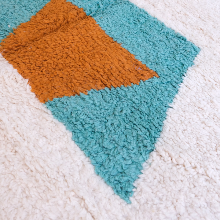 Authentic Custom Beni Ourain Rug | Eclectic Art Deco Floor Covering