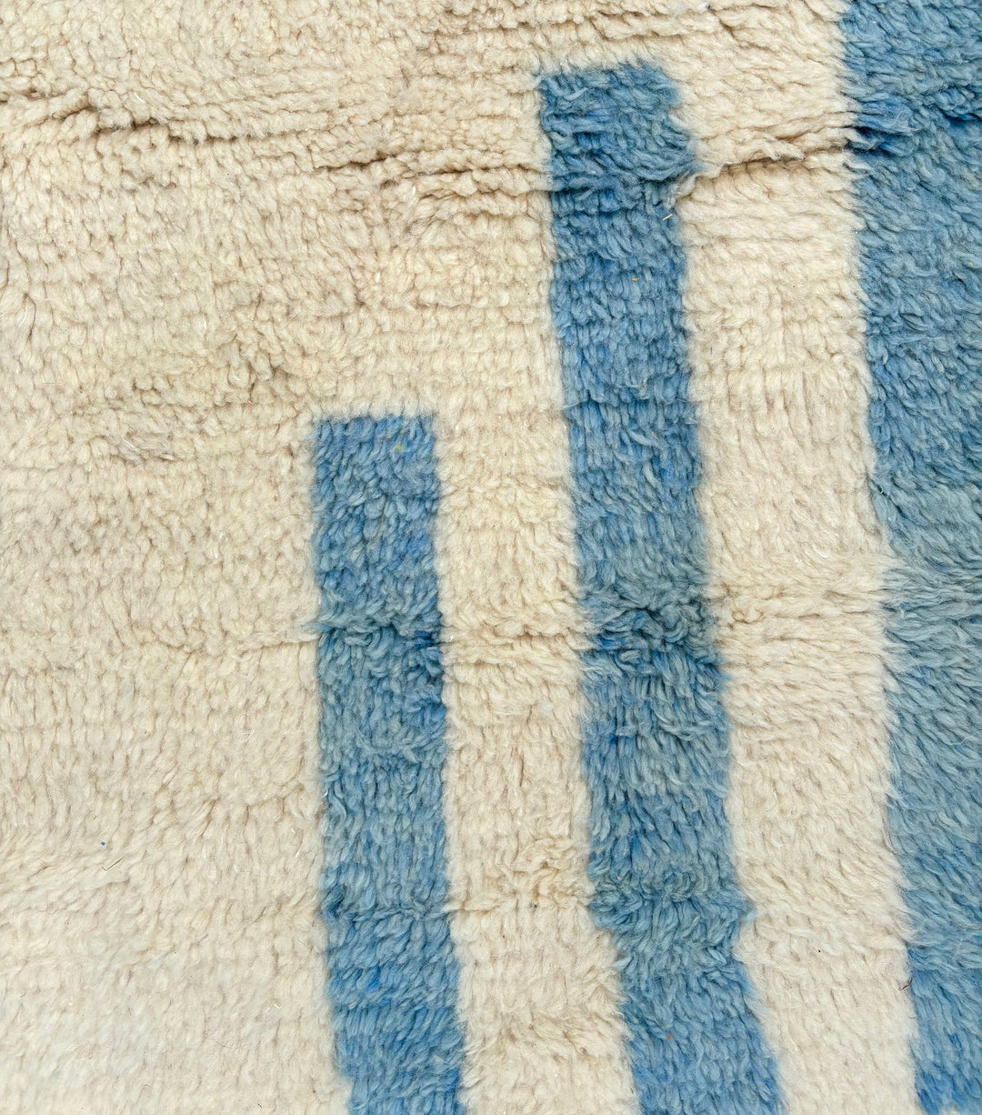 Tapis Beni Ourain personnalisé | Ivoire à motifs géométriques espiègles