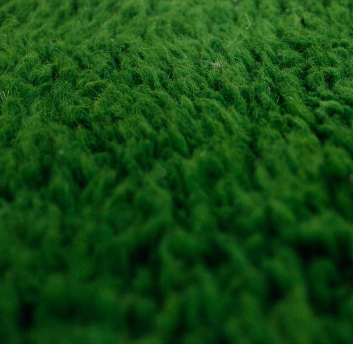Authentic Custom Beni Ourain Rug | Minimalist Deep Forest Green