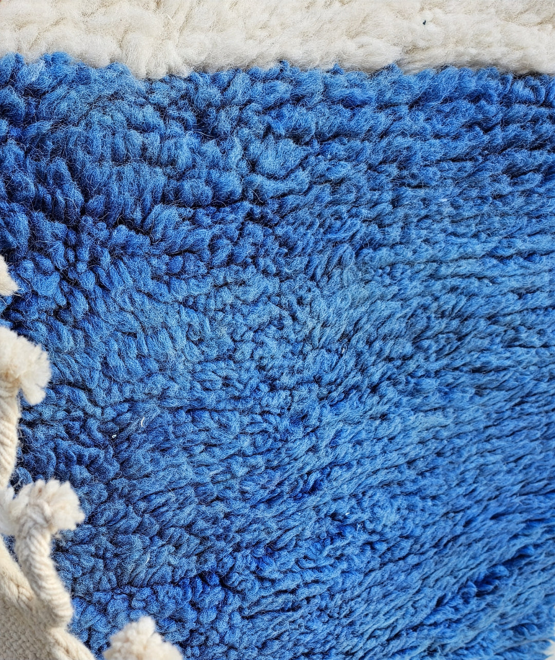 Authentic Custom Beni Ourain Rug | Modern Abstract Geometric Shag