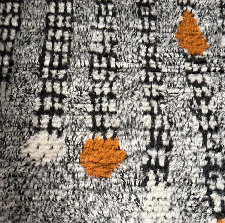 Authentic Custom Beni Ourain Rug | Modern Geometric Art