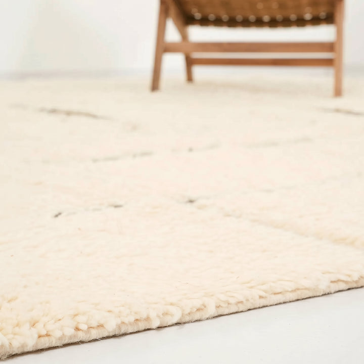 Custom Beni Ourain Rug | Modern Geometric Grid Design