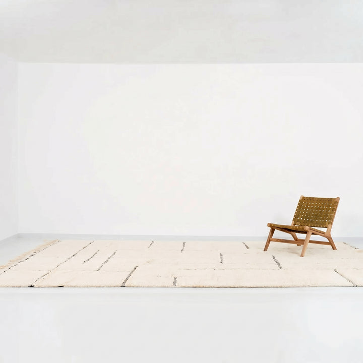 Custom Beni Ourain Rug | Modern Geometric Grid Design
