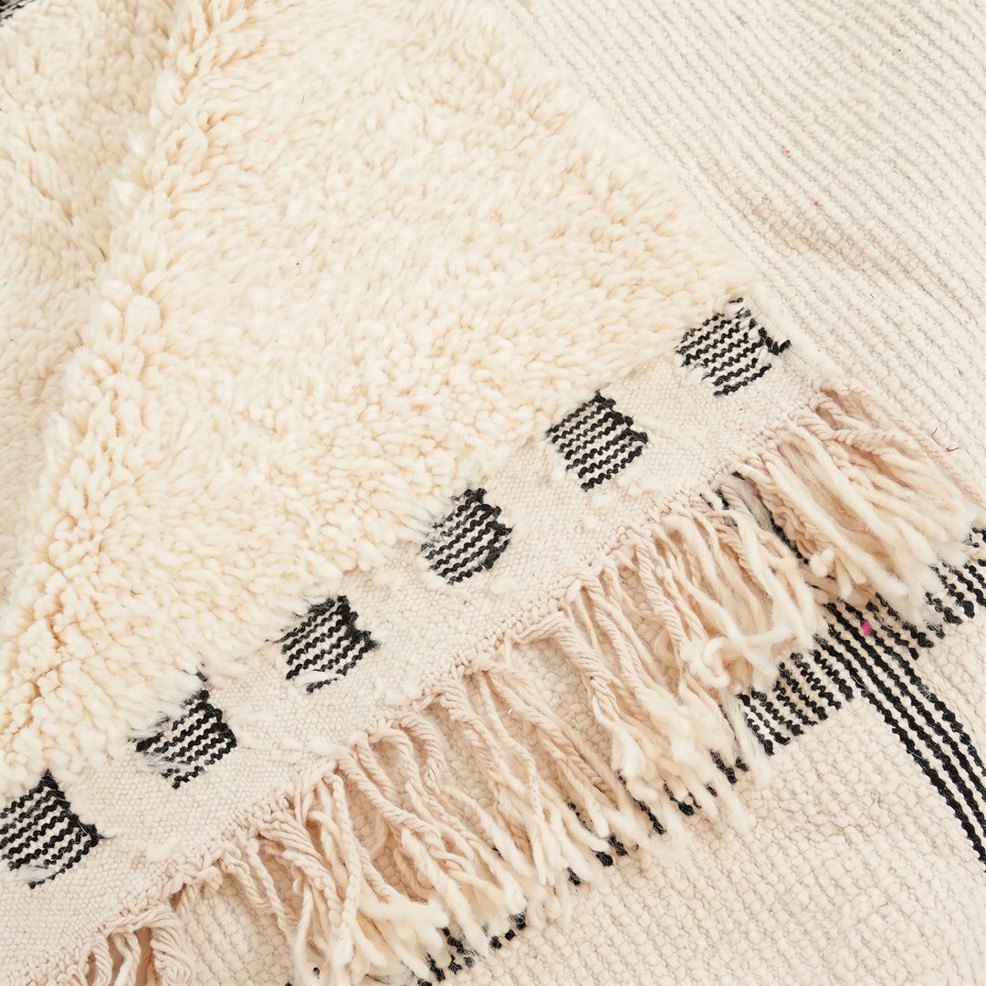 Custom Beni Ourain Rug | Modern Geometric Grid Design