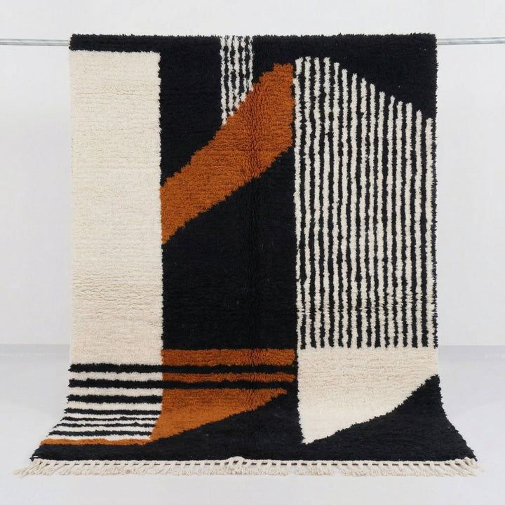 Authentic Custom Beni Ourain Rug | Midnight Deco