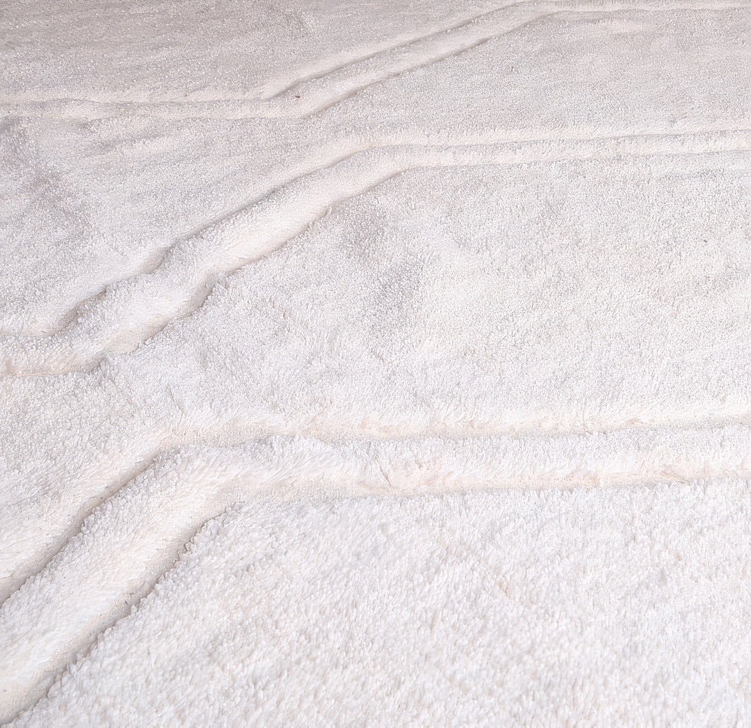 Custom Beni Ourain Rug | Monochromatic Textured Cream