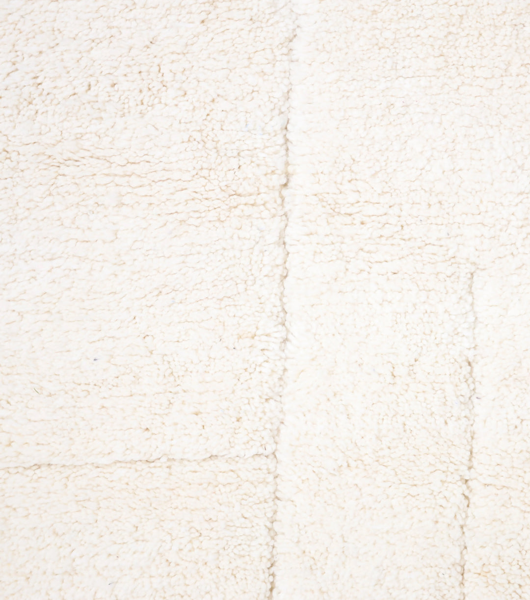 Authentic Custom Beni Ourain Rug | Natural Cream with Black Checkerboard