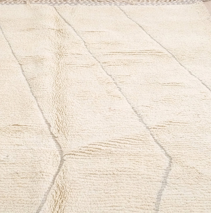Custom Beni Ourain Rug | Neutral Cream and Subtle Grey