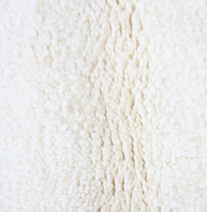 Authentic Custom Beni Ourain Rug | Pure Undyed Minimalist Cream