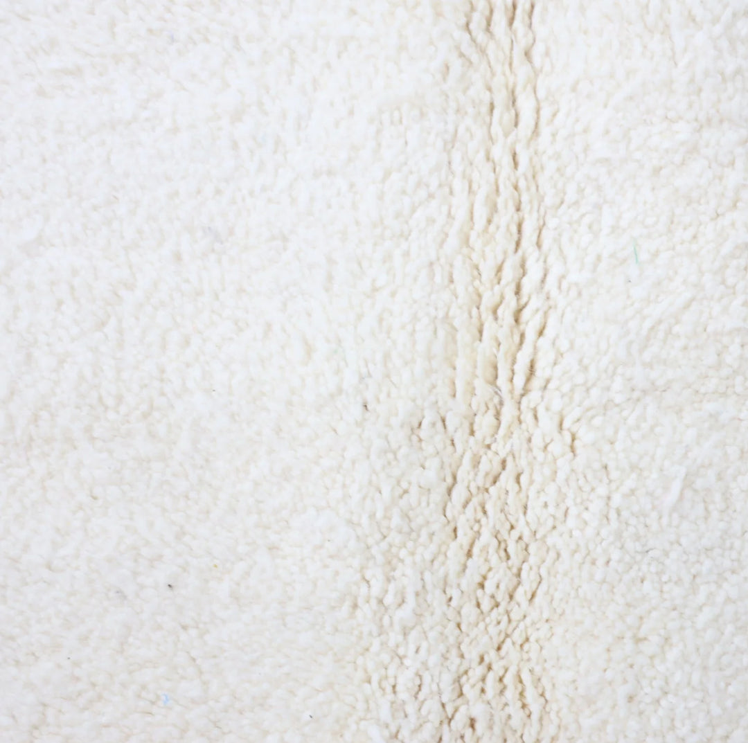 Custom Beni Ourain Rug | Pure Undyed Minimalist Cream
