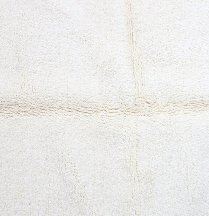 Authentic Custom Beni Ourain Rug | Pure Undyed Minimalist Cream