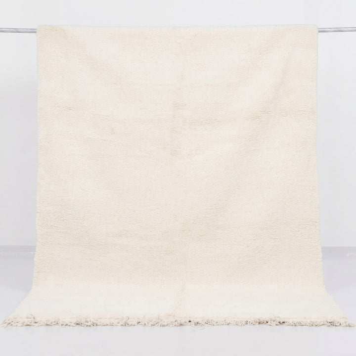 Custom Beni Ourain Rug | Pure Undyed Minimalist Cream