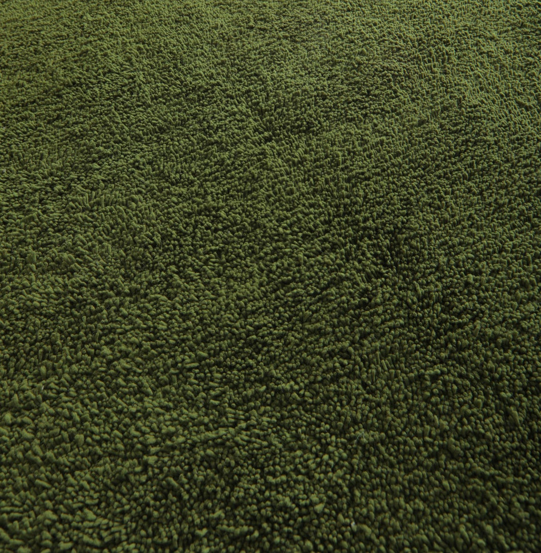 Custom Beni Ourain Rug | Solid Olive Green