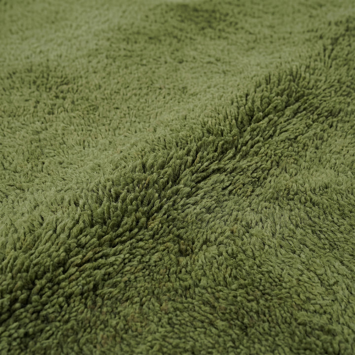Custom Beni Ourain Rug | Solid Olive Green