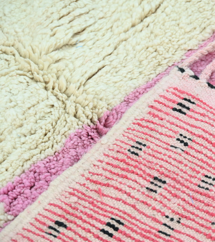 Authentic Custom Beni Ourain Rug | Spotted Color Block Azilal