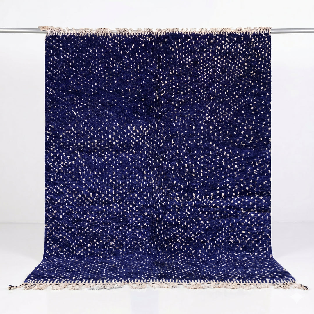 Authentic Custom Beni Ourain Rug – Starry Night