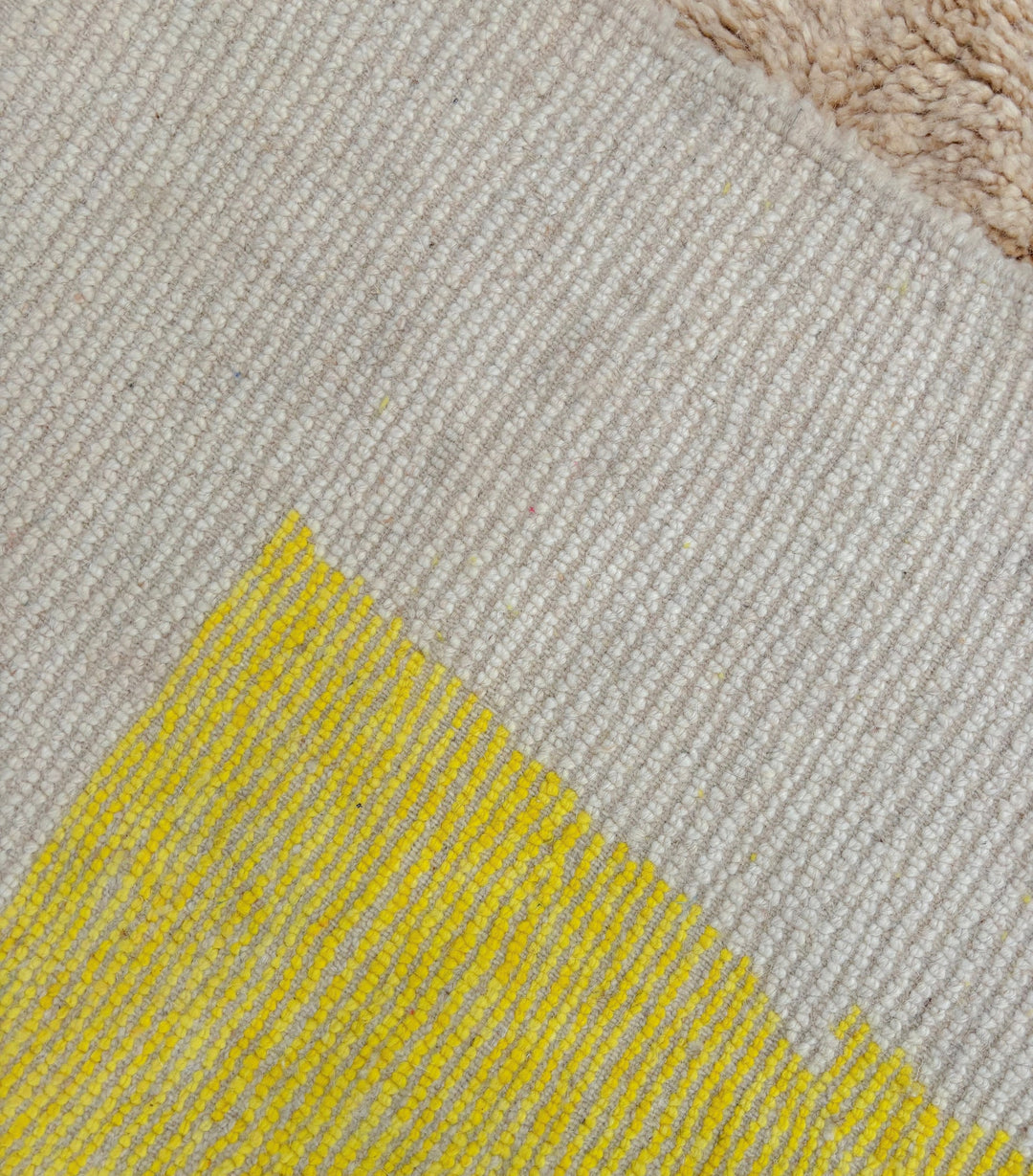 Custom Beni Ourain Rug | Sunrise Yellow &amp; Taupe