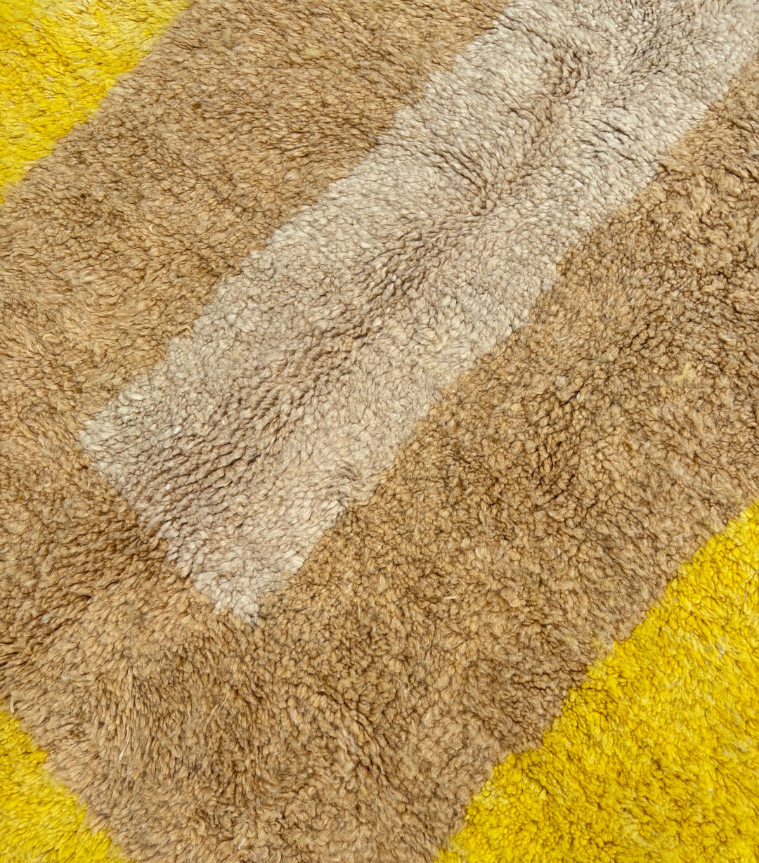 Custom Beni Ourain Rug | Sunrise Yellow &amp; Taupe