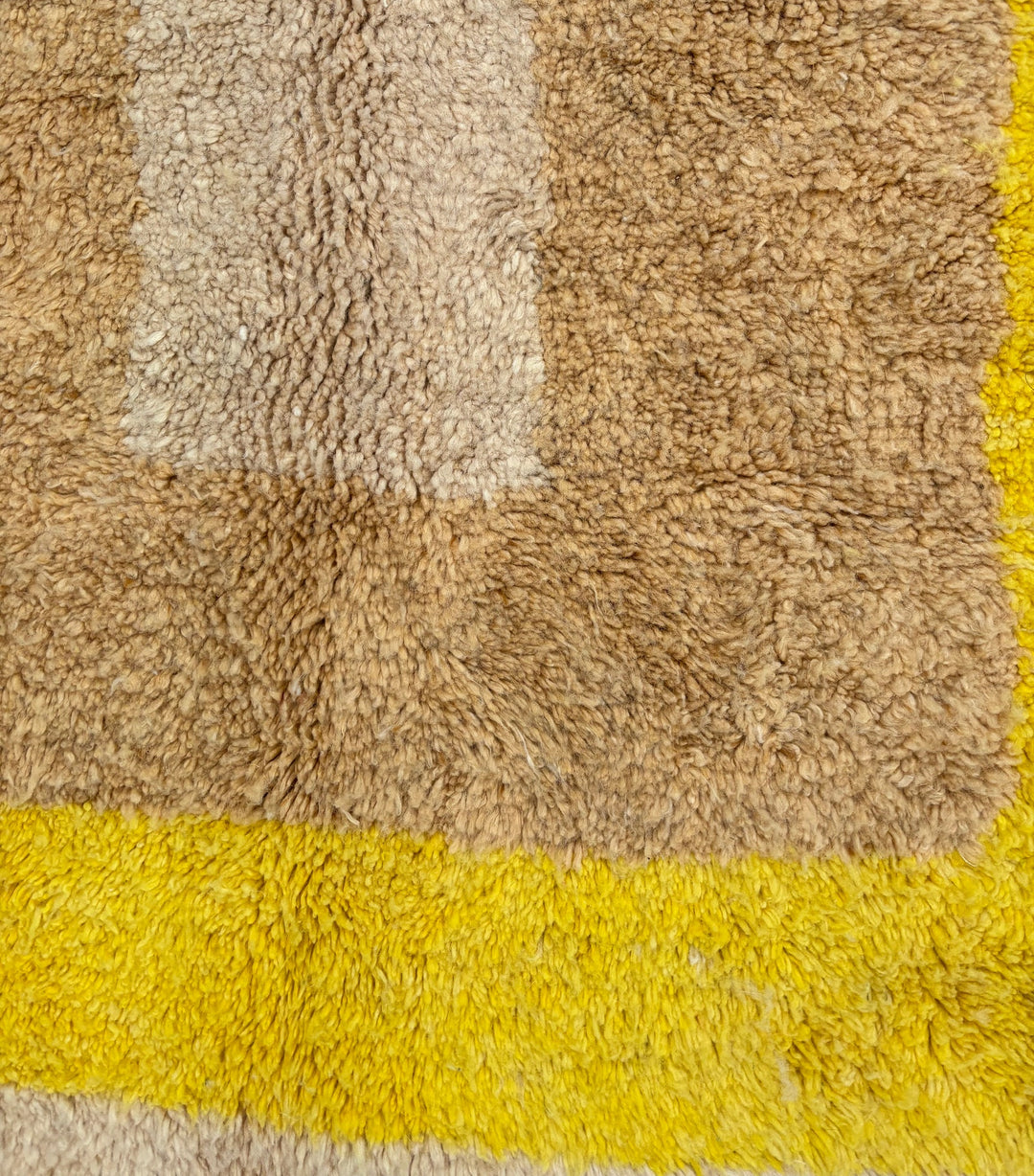 Custom Beni Ourain Rug | Sunrise Yellow &amp; Taupe