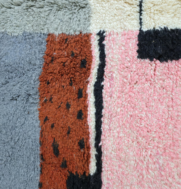 Authentic Custom Beni Ourain Rug | Terracotta Skyline