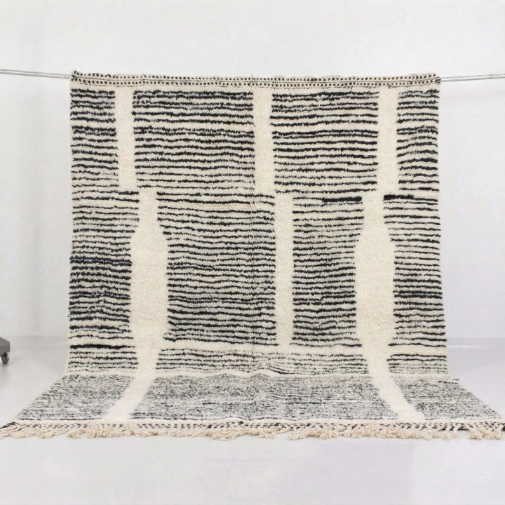 Authentic Custom Beni Ourain Rug | The Abstract Linear