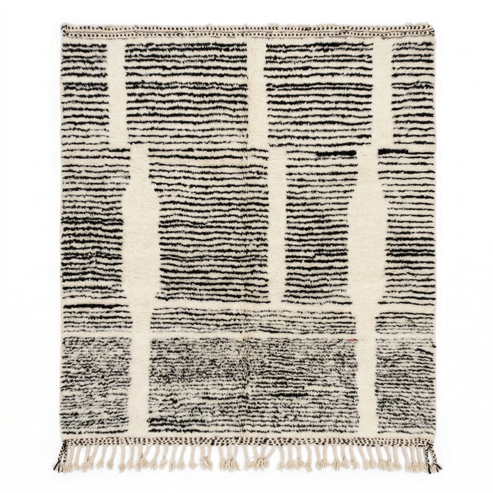 Authentic Custom Beni Ourain Rug | The Abstract Linear