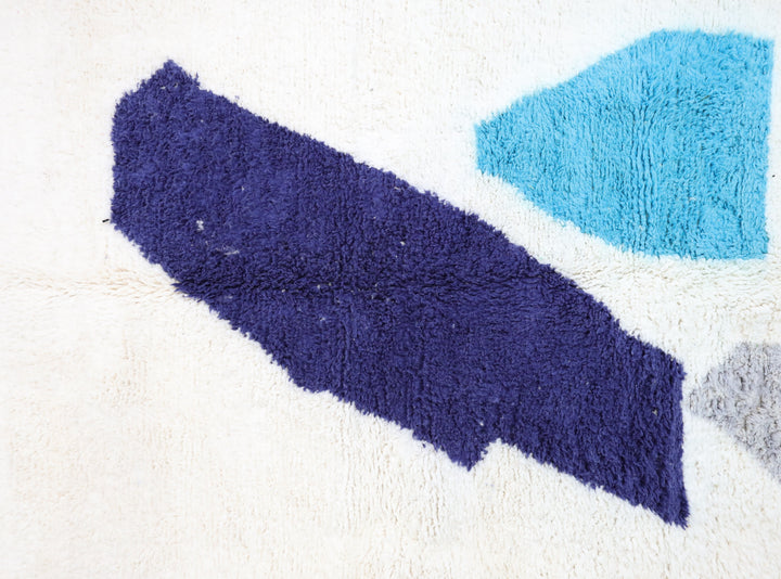 Authentic Custom Beni Ourain Rug | The Bespoke Light Blue