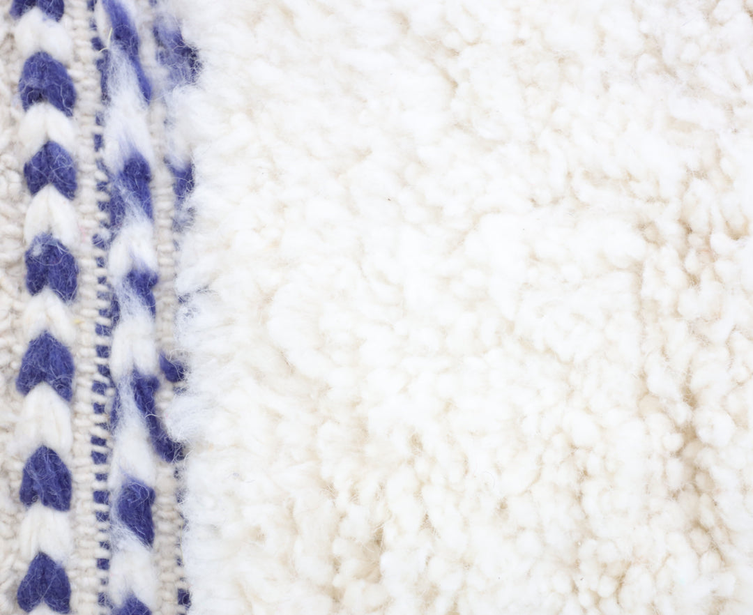 Authentic Custom Beni Ourain Rug | The Bespoke Light Blue