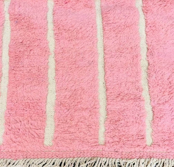 Authentic Custom Beni Ourain Rug | Plush Blush Labyrinth