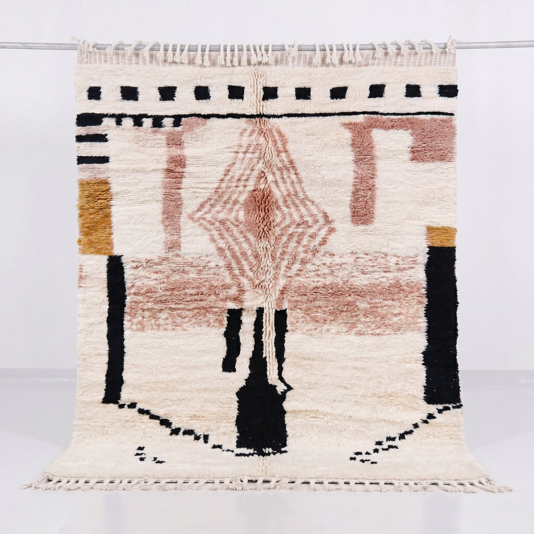 Custom Beni Ourain Rug | The Oracle Abstract Geometric