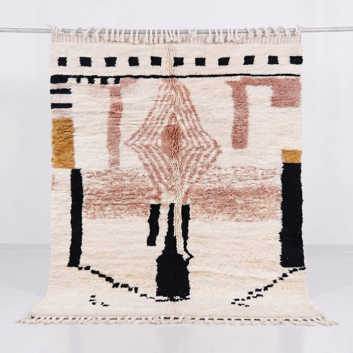 Authentic Custom Beni Ourain Rug | The Oracle Abstract Geometric