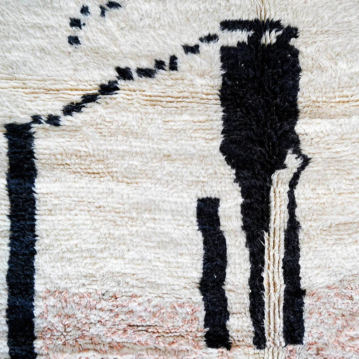 Authentic Custom Beni Ourain Rug | The Oracle Abstract Geometric