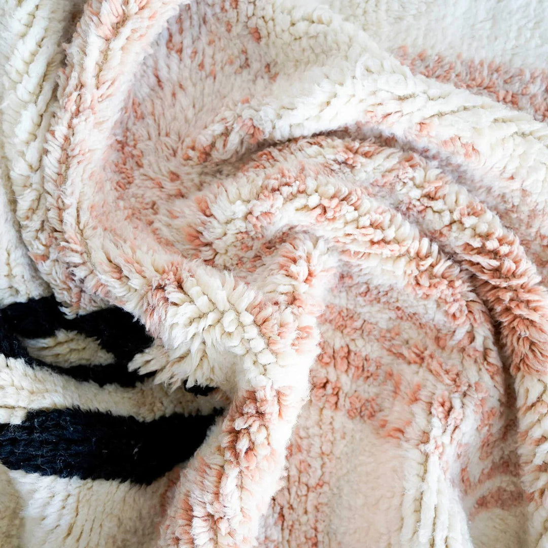 Authentic Custom Beni Ourain Rug | The Oracle Abstract Geometric