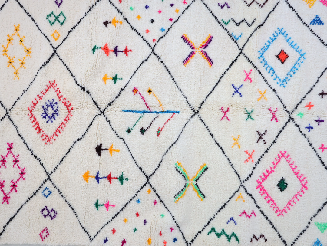 Authentic Custom Beni Ourain Rug | The Playful Geometric Berber