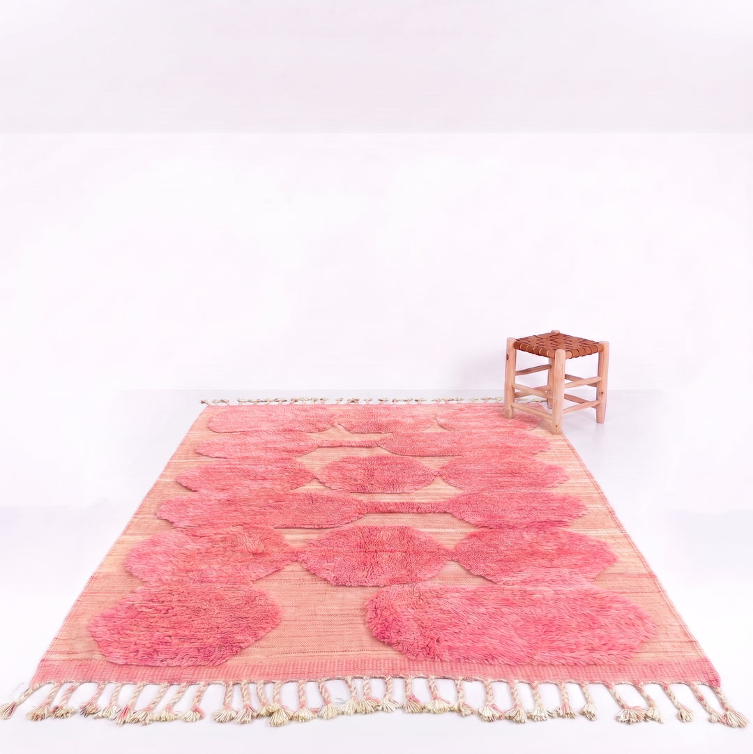 Custom Beni Ourain Rug | The Rose Quartz Tufted Rug