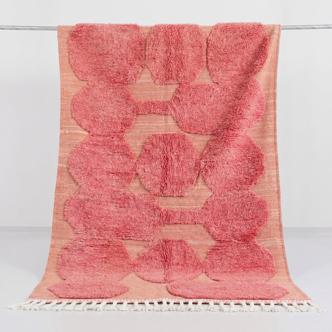 Custom Beni Ourain Rug | The Rose Quartz Tufted Rug