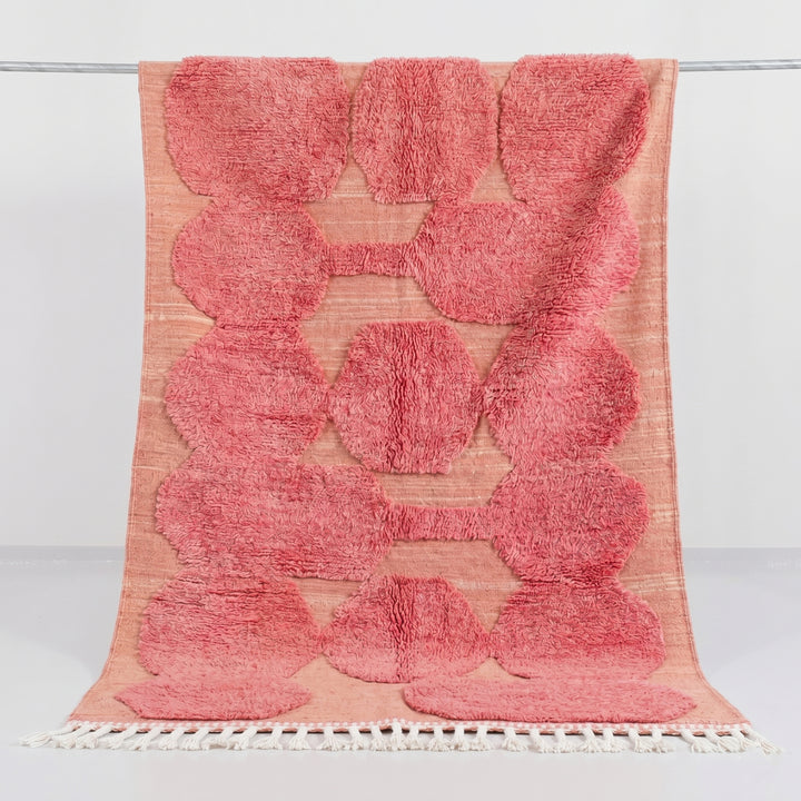 Custom Beni Ourain Rug | The Rose Quartz Tufted Rug