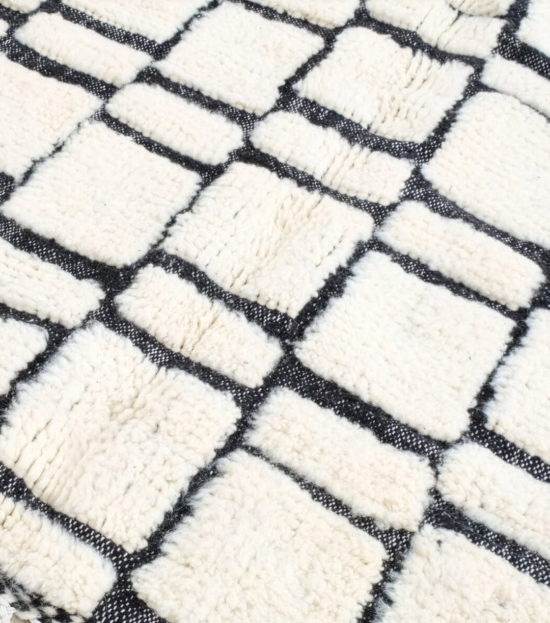 Beni Ourain Moroccan Runner Rug – Authentic Moroccan Handwoven Wool