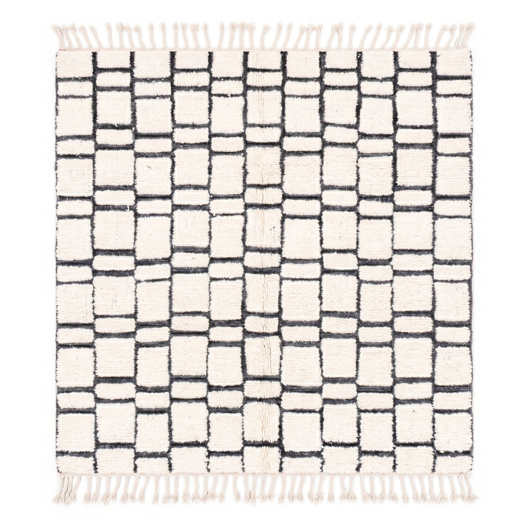 Custom Beni Ourain Rug | Authentic Moroccan Handwoven Wool