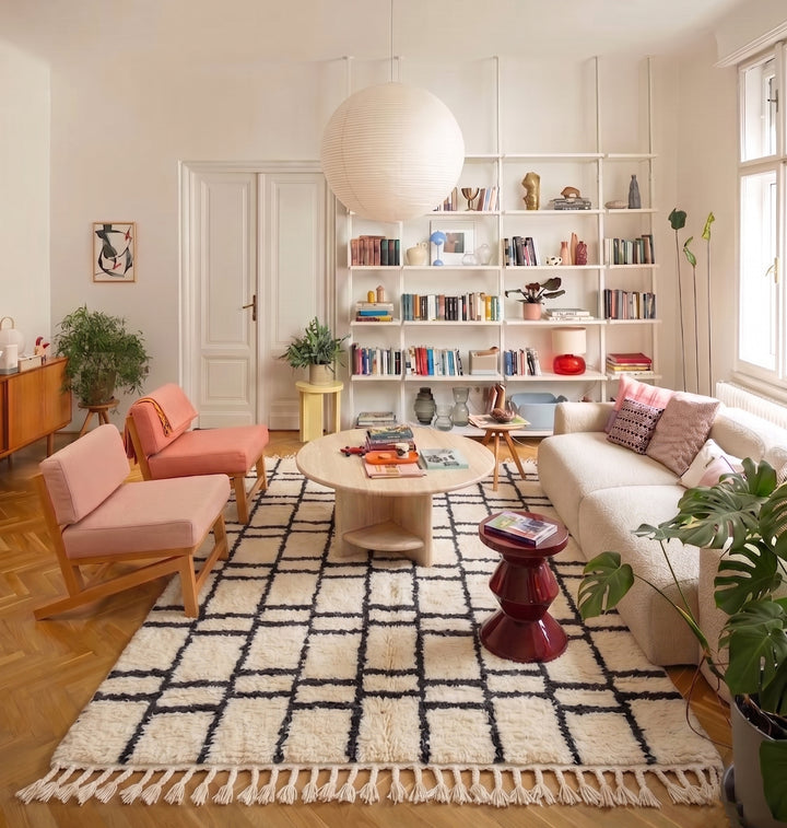 Custom Beni Ourain Rug | Authentic Moroccan Handwoven Wool