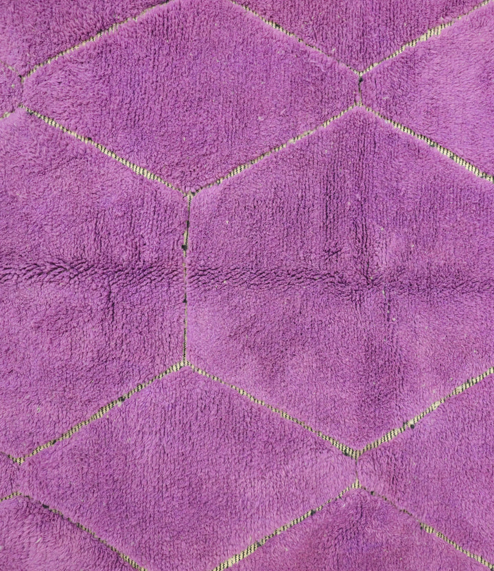 Authentic Custom Beni Ourain Rug | Amethyst Purple