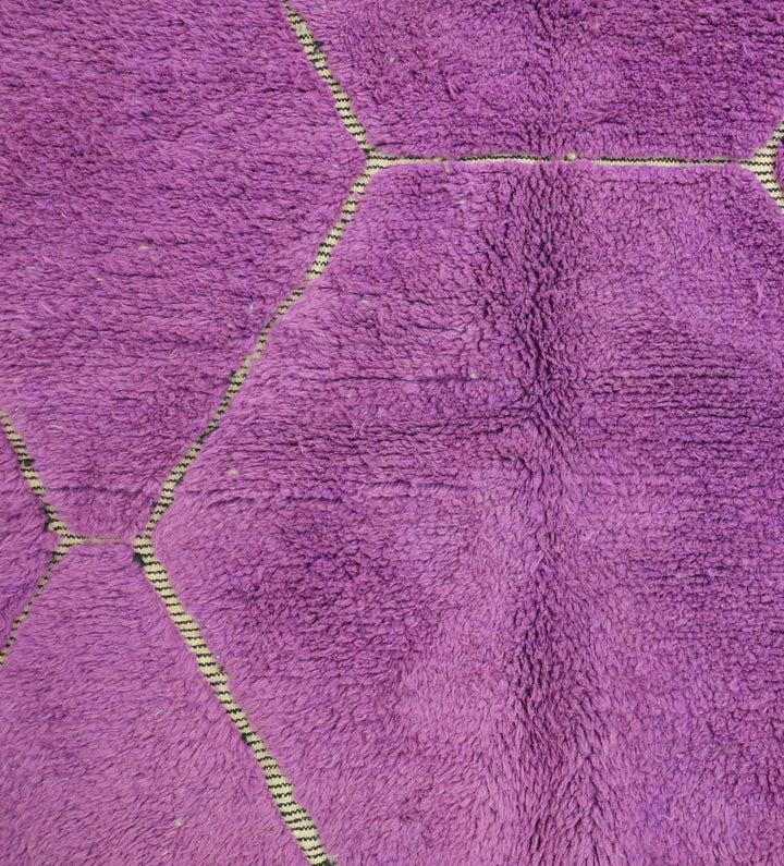 Authentic Custom Beni Ourain Rug | Amethyst Purple