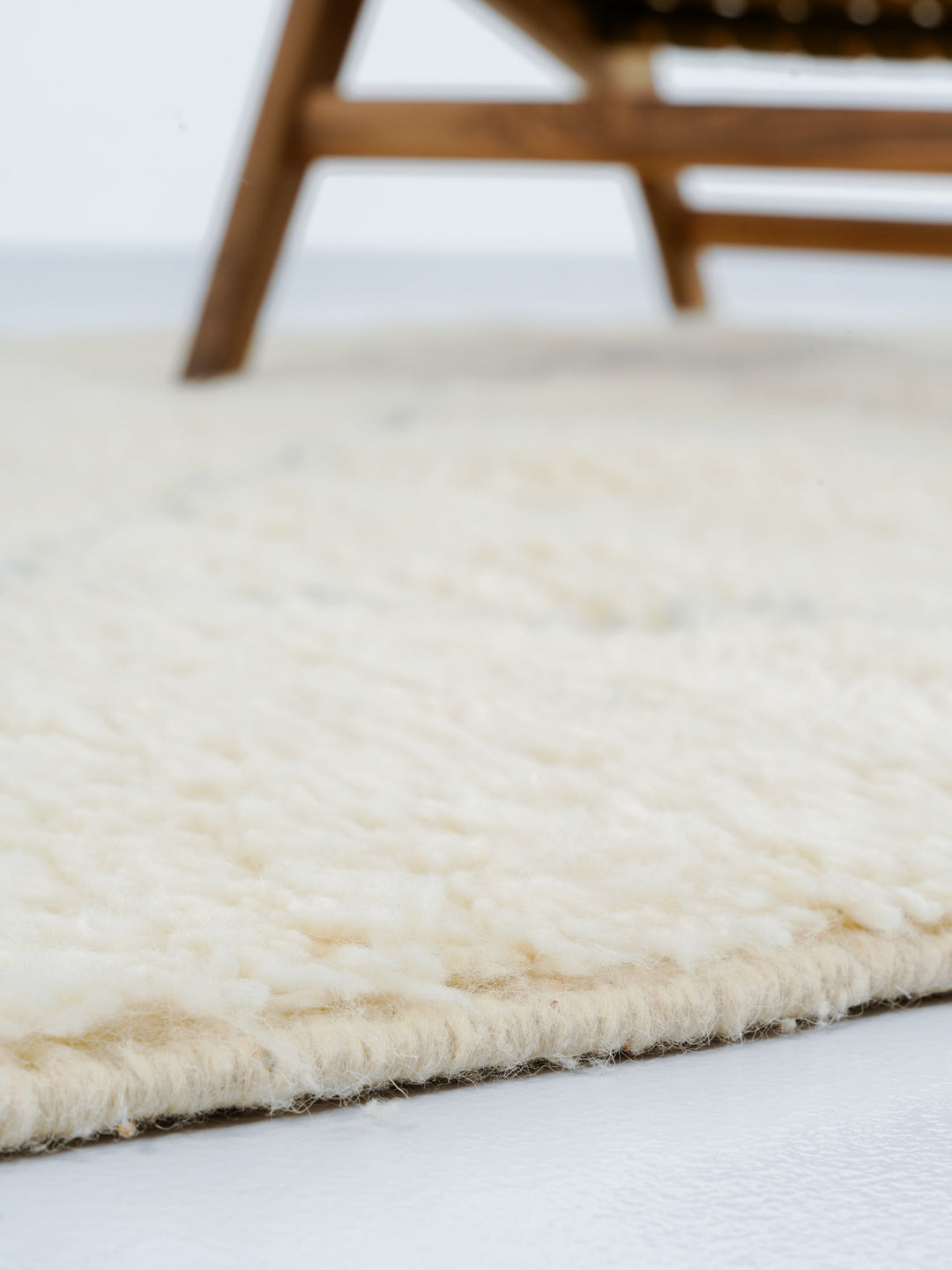 Authentic Custom Beni Ourain Rug | Classic Grey Diamond Trellis