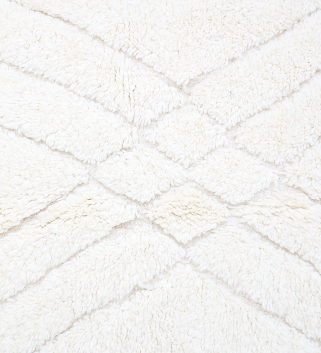 Authentic Custom Beni Ourain Rug | The Atlas Ivory Minimalist Tonal