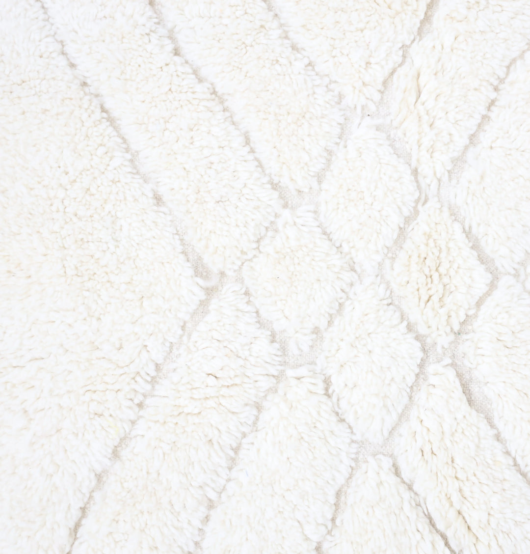 Authentic Custom Beni Ourain Rug | The Atlas Ivory Minimalist Tonal