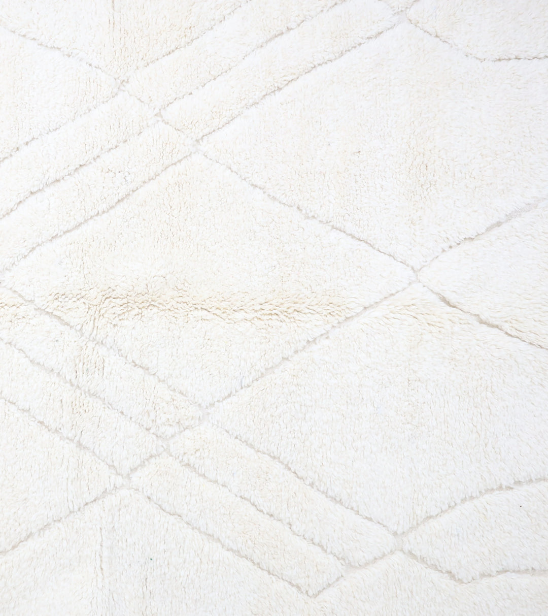 Authentic Custom Beni Ourain Rug | The Atlas Ivory Minimalist Tonal