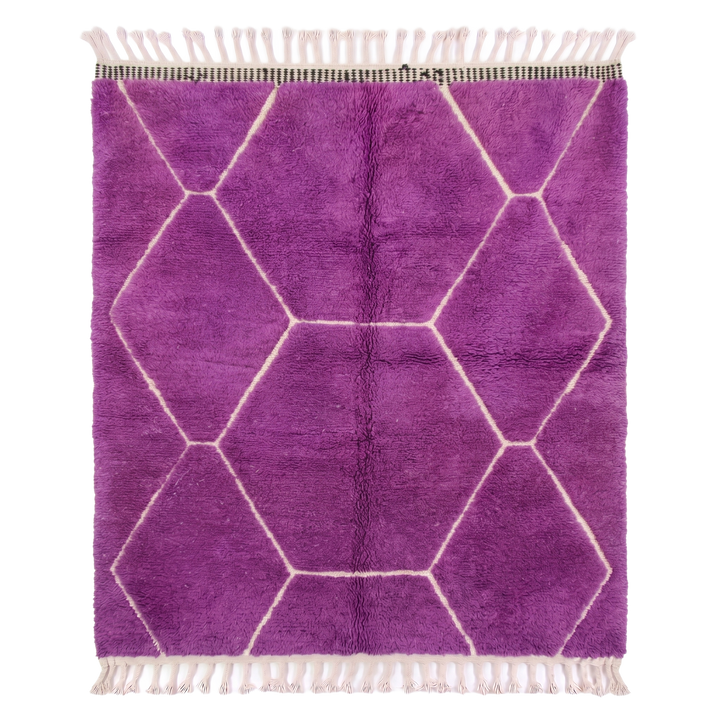 Tapis Beni Ourain personnalisé | Violet Améthyste