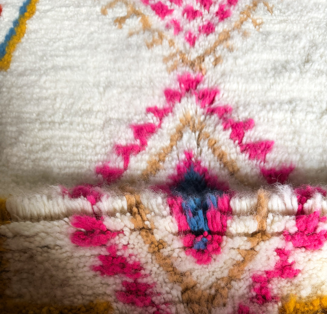 Authentic Custom Beni Ourain Rug | Bright Tribal Plush