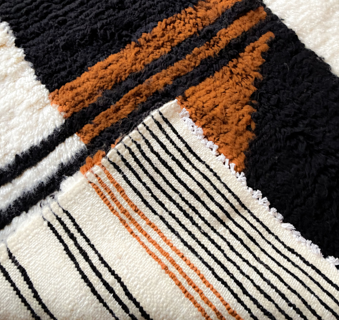 Authentic Custom Beni Ourain Rug | Midnight Deco